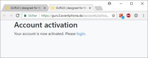 Eventphone Account Activation